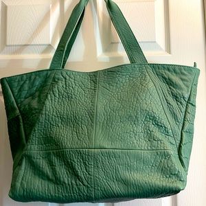 Anthropologie Leather Tote Bag